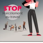 Affiche STOP harcèlement au travail